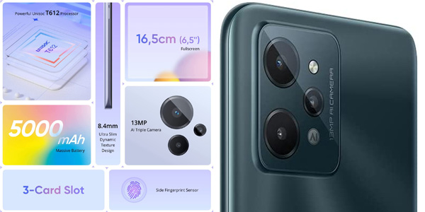 Smartphone Realme C31 4 GB + 64 GB con pantalla de 6,5” chollo en Amazon