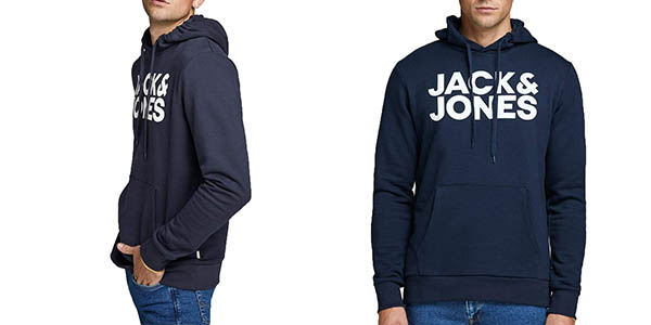 Sudadera Jack & Jones Logo con capucha para hombre