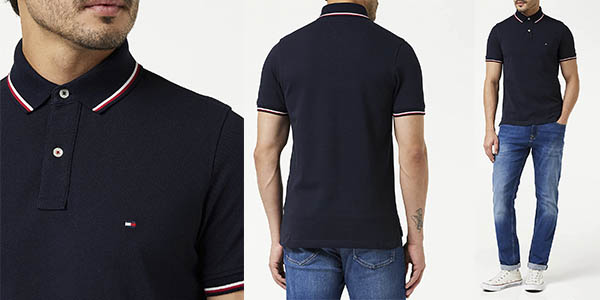 Tommy Hilfiger Tommy Tipped slim polo chollo