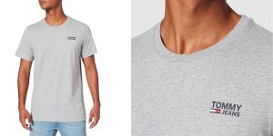 Chollo Camiseta Tommy Jeans TJM Regular Corp Logo para hombre