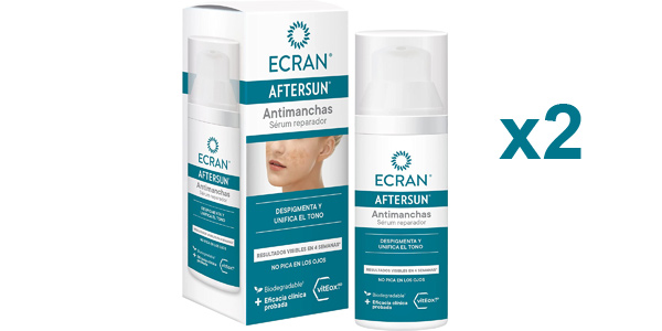 Pack x2 Sérum Antimanchas Ecran Aftersun de 50 ml barato en Amazon