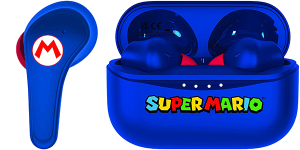 Chollo Auriculares OTL Super Mario con Bluetooth y caja de carga
