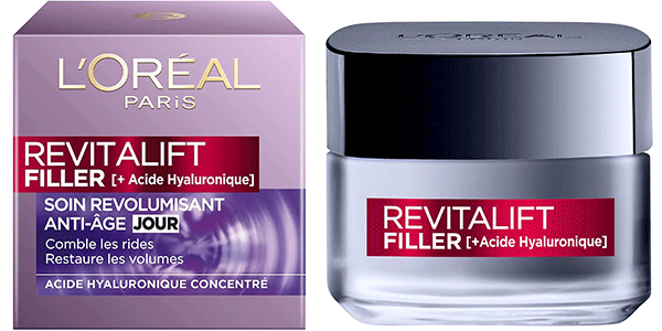 Chollo Crema facial Revitalift Filler L'Oréal Paris con ácido hialurónico de 50 ml 