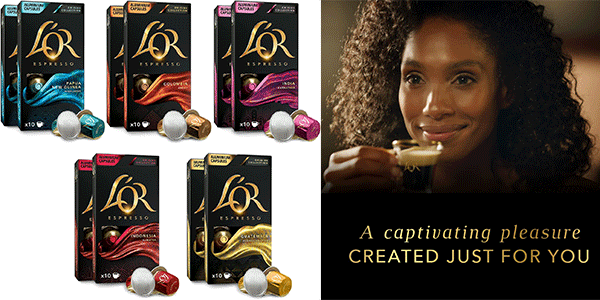 Chollo Pack de 10 cápsulas de café L’OR Origins Espresso Coffee Bundle