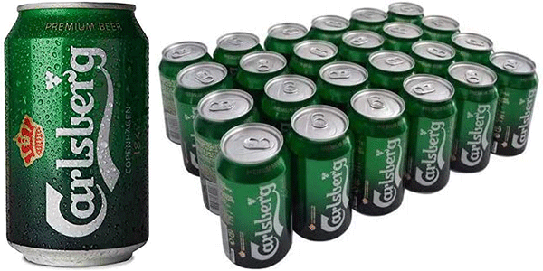 Chollo Pack de 24 latas de cerveza Carlsberg de 33 cl