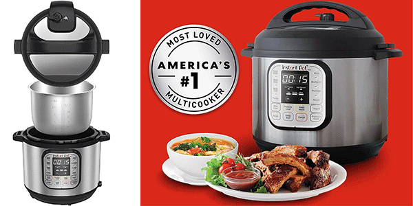 Chollo Olla a presión programable Instant Pot Duo 7 en 1 de 5,7 litros 