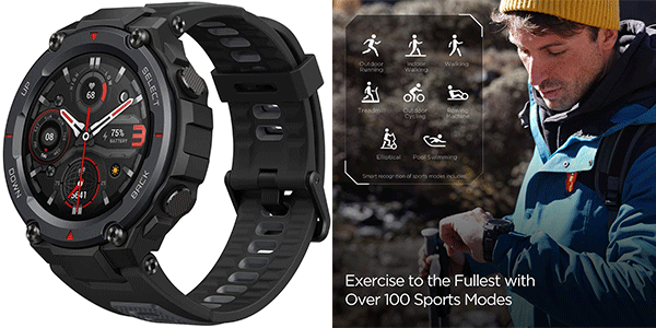 Chollo Smartwatch Amazfit T-Rex Pro con GPS 