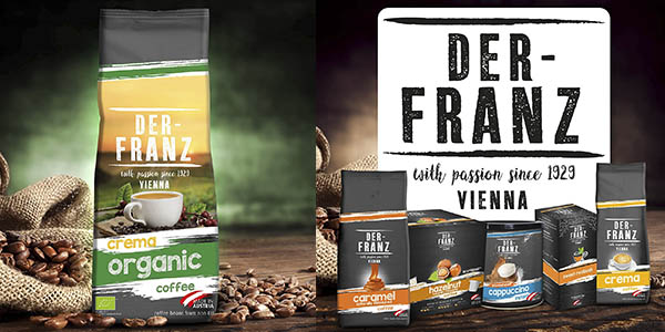 Der Franz café crema Organic grano oferta