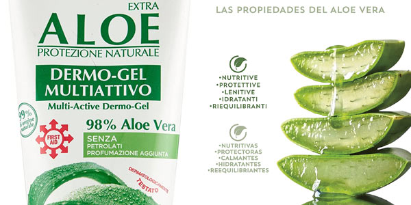 Dermo Gel multiactivo Aloe Extra Protección Natural de Equilibra de 150 ml en Amazon