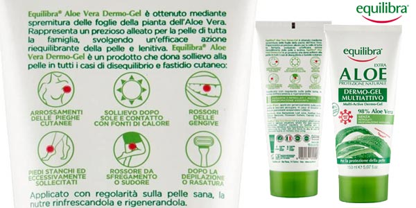 Dermo Gel multiactivo Aloe Extra Protección Natural de Equilibra de 150 ml barato en Amazon