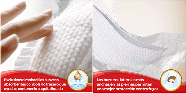 Pack de 76 pañales Huggies Extra Care para bebés barato