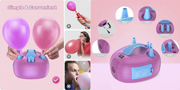 inflador eléctrico globos barato