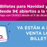 Ouigo promoción billetes Navidad 2022