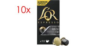 Pack x100 Cápsulas L'Or Café Espresso Onyx Intensidad 12