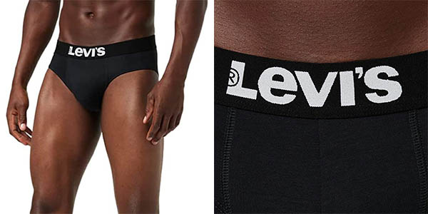 Pack x2 Slips Levi's Solid Basic Brief