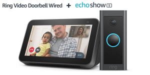 Echo Show 5 (2ª Gen) + Ring Video Doorbell Wired