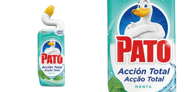 ▷ Chollo Pack x3 Pato WC Acción Total Menta para inodoro por sólo 6,10€ con  oferta 3x2 (2,03€ cada uno)