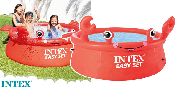 Piscina hinchable infantil Intex 26100NP con diseño de cangrejo barata en Amazon