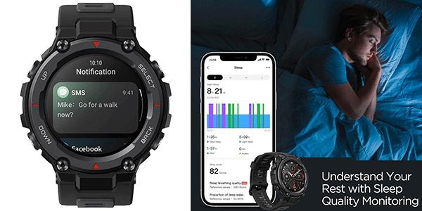 Smartwatch Amazfit T-Rex Pro con GPS barato