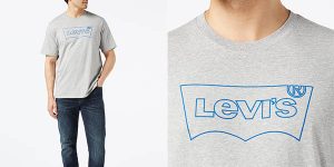 Camiseta Levi's SS Relaxed Fit tee Outline para hombre