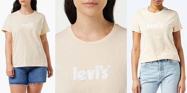 Camiseta Levis Perfect Seasonal Logo para mujer barata