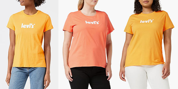 Chollo Camiseta Levi's Poster logo para mujer