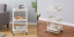 Chollo Carro multiuso de 3 niveles Amazon Basics