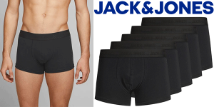 Chollo Pack de 5 calzoncillos Jack & Jones Jactone para hombre