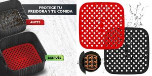 KKNE alfombrilla silicona freidora aire chollo