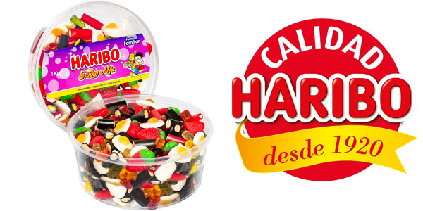 Mix de caramelos de goma Haribo Funky Mix de 1kg barato en Amazon