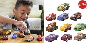 Pack x10 Mini coches de juguete de carreras Disney Cars barato en Amazon