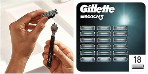 ack 18 cuchillas Gillette Mach 3