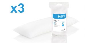 Pack x3 Almohadas Fibra Basic de 70 cm baratas en Carrefour