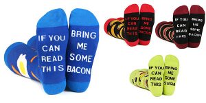 Pack x4 pares calcetines divertidos "If You Can Read This"