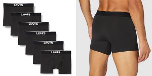 Pack x5 Bóxers Levi's Solid Basic para hombre