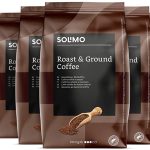 Pack x6 Paquetes de café mezcla molido 100% sostenible House Amazon Solimo de 227 g barato en Amazon