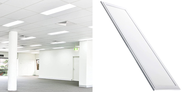 Panel LED Slim Atomant empotrable de 120x30cm barato en Amazon