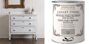 Pintura para muebles efecto tiza Bruguer Chalky Finish de 750 ml barata en Amazon