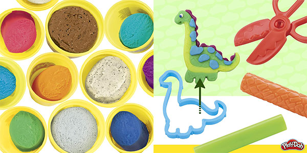 Playset Play-Doh Dinosaurio con 13 tarros de plastilina barato