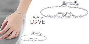 Pulsera en plata de ley 925 Infinito de Cosie Lily para mujer barata en Amazon