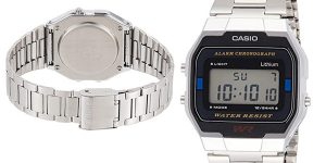 Reloj de pulsera digital unisex Casio Collection A163WA-1QES barato en Amazon