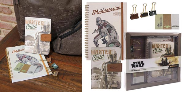 Set de Papelería de Star Wars Mandalorian barato en Amazon