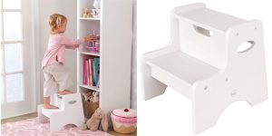 Taburete KidKraft 15501 de madera con dos peldaños para niños barato en Amazon
