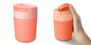 Taza de viaje Joseph Joseph Sipp con tapa abatible de 340 ml barata en Amazon