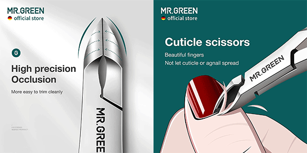 Tijeras de manicura Mr. Green para cutículas baratas