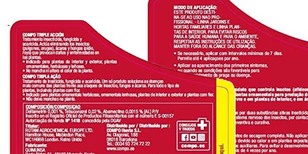 Compo Triple Acción en spray de 750 ml en Amazon