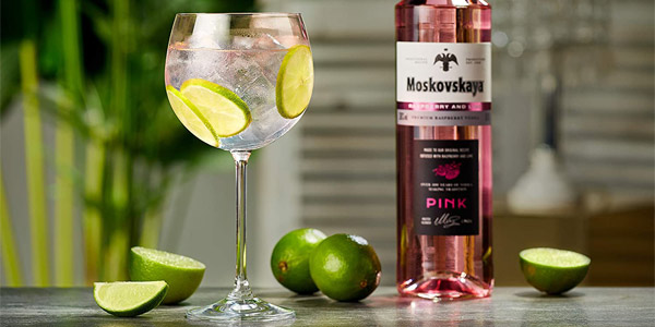 Vodka Moskovskaya Pink de 700 ml en Amazon