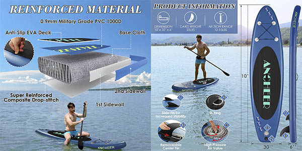 Ancheer tabla paddle surf accesorios oferta