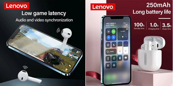 Auriculares inalámbricos Lenovo XT83 TWS Bluetooth 5.0 en AliExpress