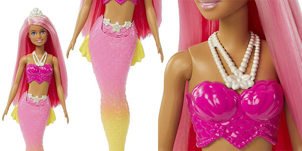 Barbie sirena muñeca oferta